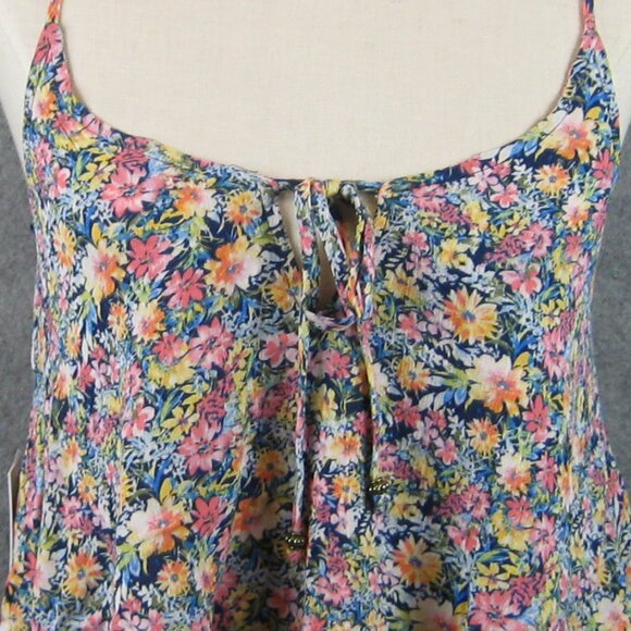 Kingston Grey Woven Ruffle Tank Top XS Floral NWT - Picture 3 of 5